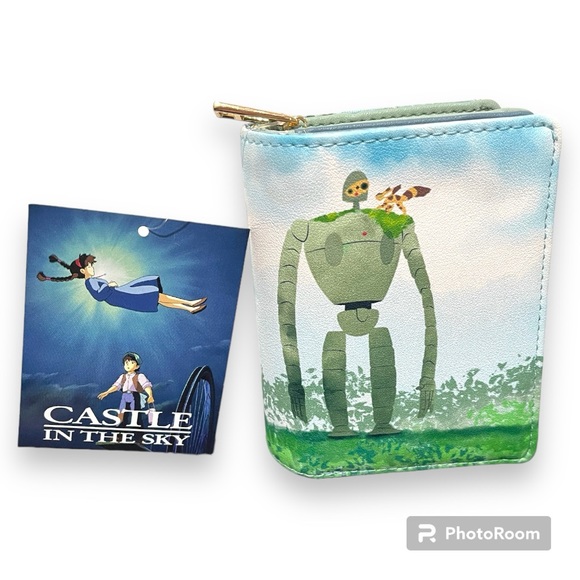Studio Ghibli Castle in the Sky Robot Soldier Portrait Wallet - Picture 1 of 7
